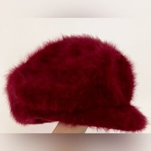 Kangol Rich Burgundy Fur Hat